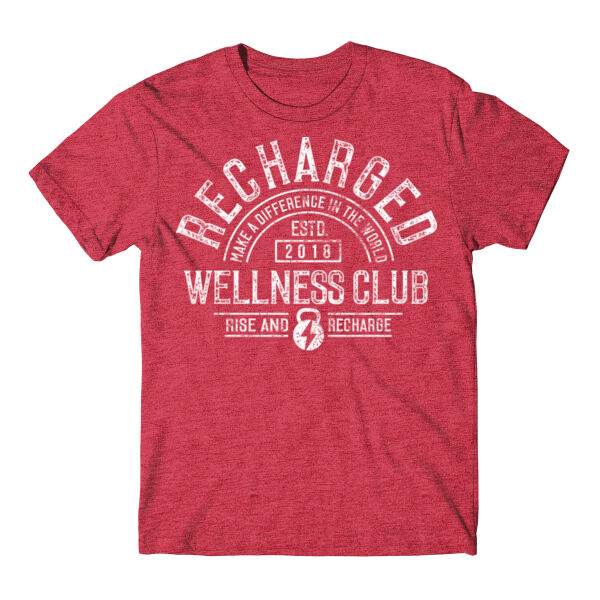 RECHARGED WELLNESS CLUB - T-SHIRT - A5NSKY Thumbnail